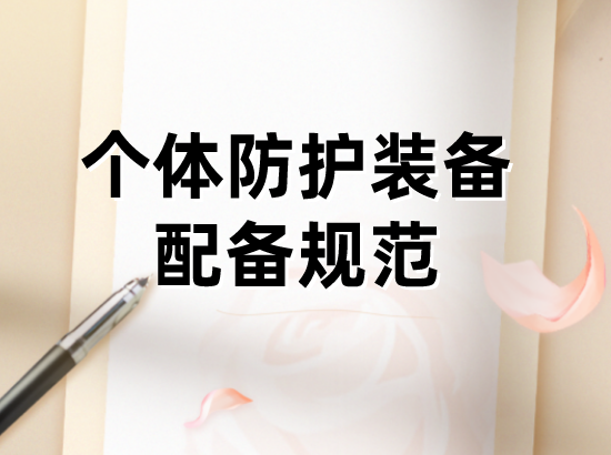 個體防護裝備配備規范全套GB 39800-2020（共4套打包）